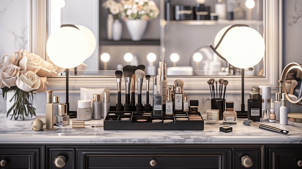 Un organisateur maquillage pour un coin beauté parfait